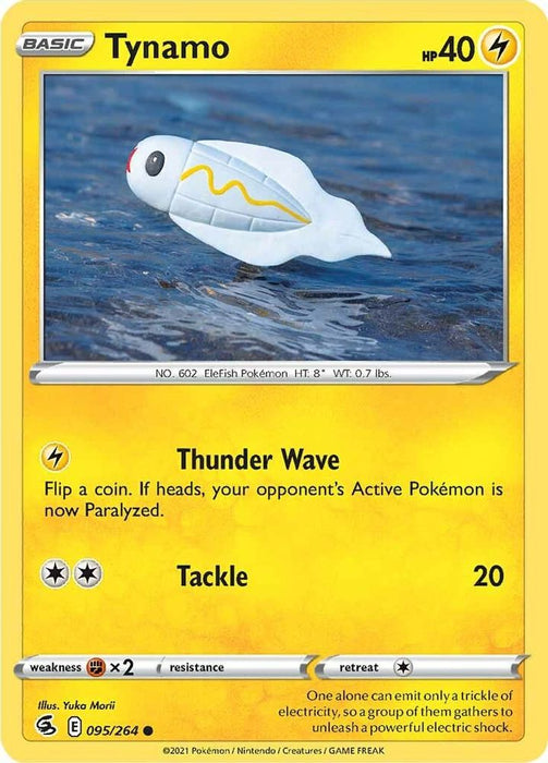 Tynamo (#095/264) (SWSH08: Fusion Strike) Near Mint Reverse Holofoil