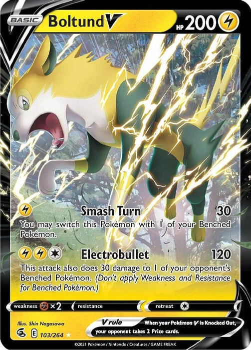 Boltund V (#103/264) (SWSH08: Fusion Strike)
