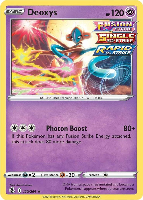 Deoxys (#120/264) (SWSH08: Fusion Strike)