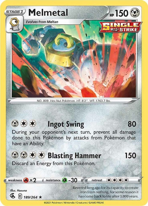 Melmetal (#189/264) (SWSH08: Fusion Strike)