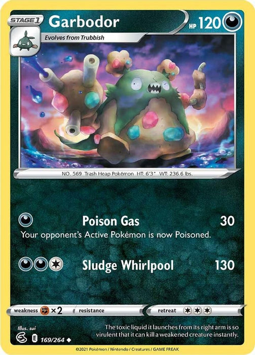 Garbodor (#169/264) (SWSH08: Fusion Strike) Near Mint Reverse Holofoil
