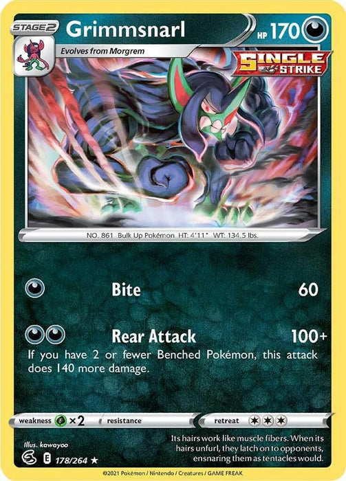 Grimmsnarl (#178/264) (SWSH08: Fusion Strike)