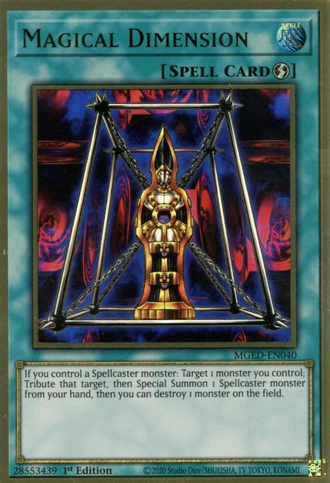 Magical Dimension (#MGED-EN040) (Maximum Gold: El Dorado) Near Mint 1st Edition