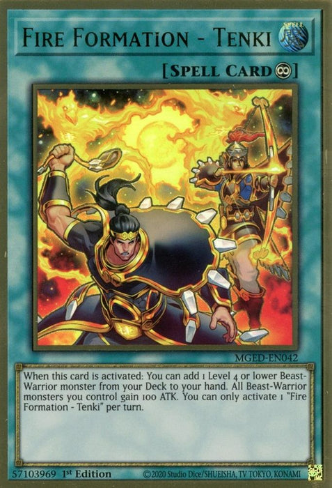 Fire Formation - Tenki (#MGED-EN042) (Maximum Gold: El Dorado) Near Mint 1st Edition