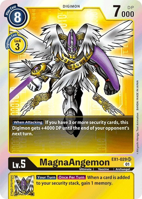 MagnaAngemon (#EX1-029 SR) (Classic Collection) Near Mint Foil
