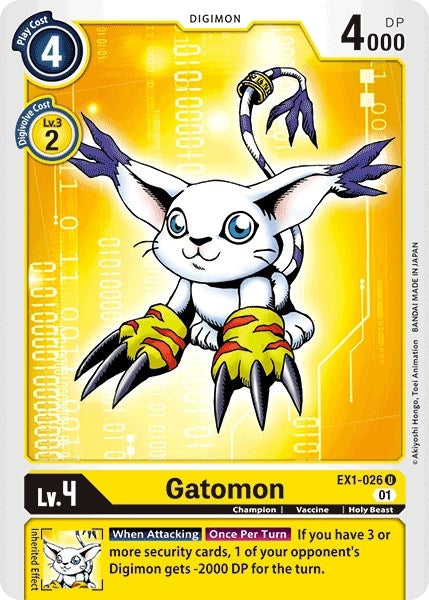 Image for Gatomon (EX1-026 U) - Digimon Card Game