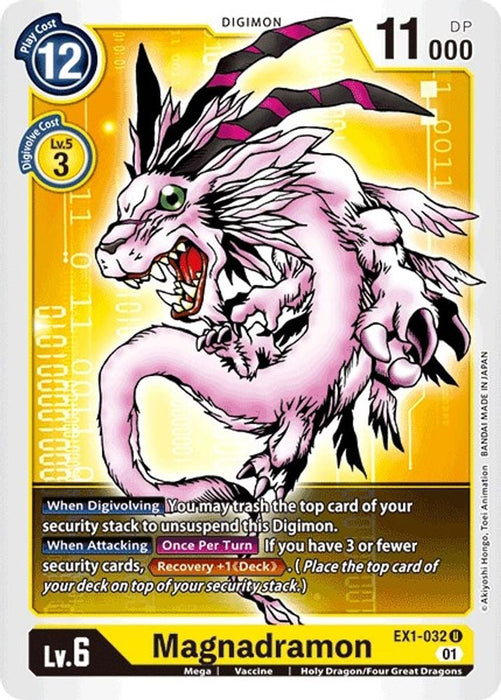 Magnadramon (#EX1-032 U) (Classic Collection) Near Mint