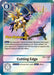 Cutting Edge (#BT6-110 R) (Double Diamond Pre-Release Cards) Near Mint Foil