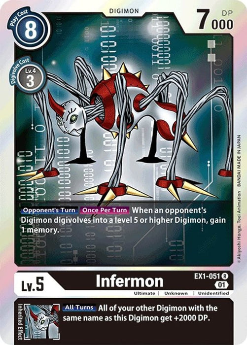 Infermon (#EX1-051 R) (Classic Collection) Near Mint Foil