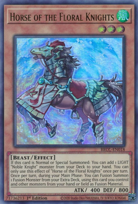 Horse of the Floral Knights (#BROL-EN018) (Brothers of Legend) Near Mint 1st Edition