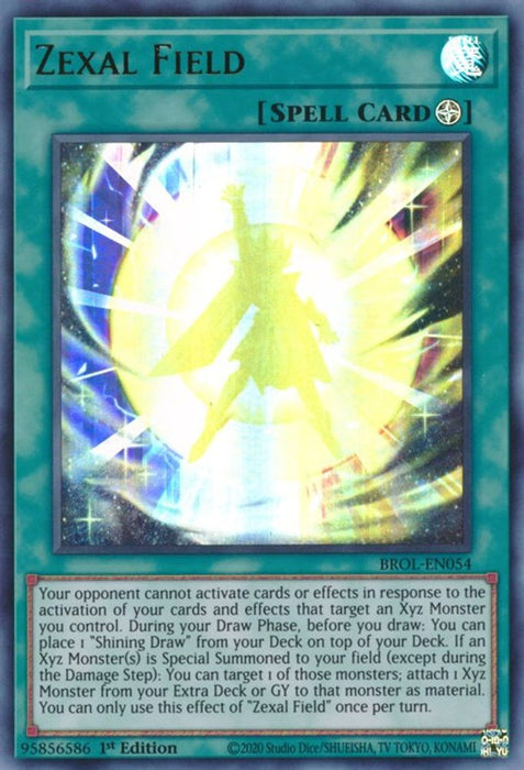 Zexal Field (#BROL-EN054) (Brothers of Legend) Near Mint 1st Edition