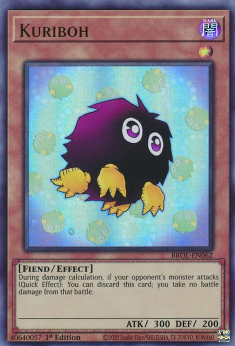 Kuriboh (#BROL-EN062) (Brothers of Legend) Near Mint 1st Edition