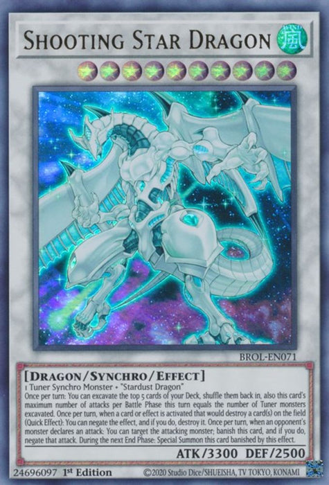 Shooting Star Dragon (#BROL-EN071) (Brothers of Legend) Near Mint 1st Edition