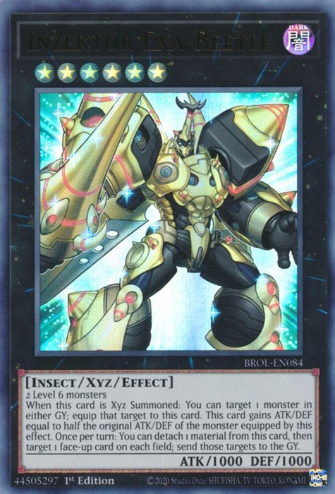 Inzektor Exa-Beetle (#BROL-EN084) (Brothers of Legend) Near Mint 1st Edition
