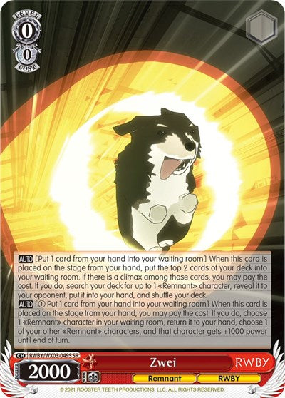 Zwei SR (#RWBY/WX03-049S SR) (RWBY)