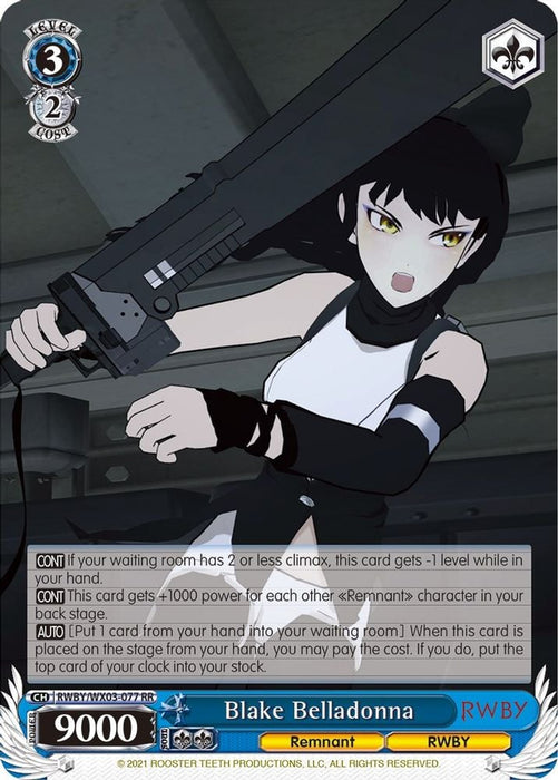 Blake Belladonna (#RWBY/WX03-077 RR) (RWBY) Near Mint
