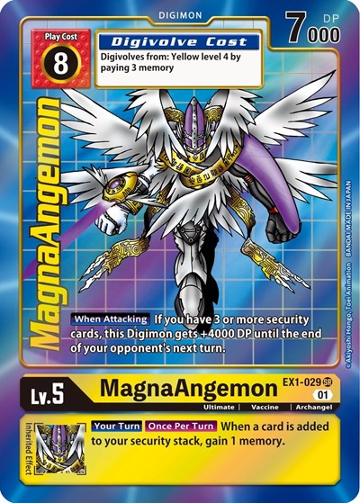MagnaAngemon (Alternate Art) (#EX1-029 SR) (Classic Collection)