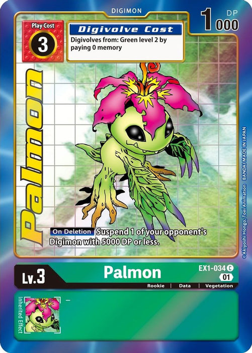 Palmon (Alternate Art) (#EX1-034 C) (Classic Collection) Near Mint Foil