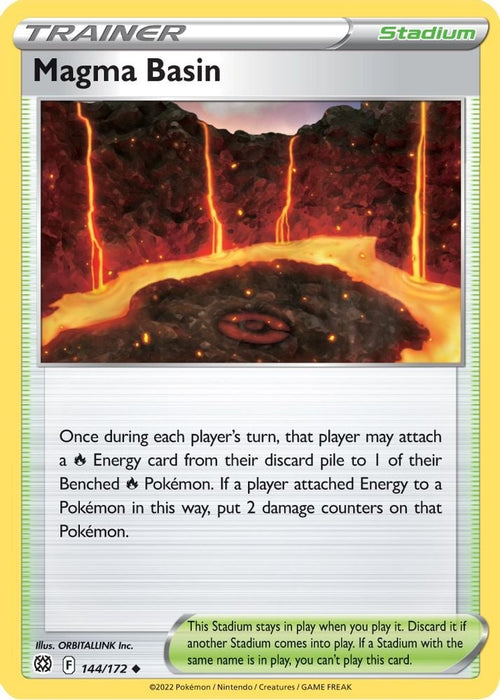 Magma Basin (#144/172) (SWSH09: Brilliant Stars)