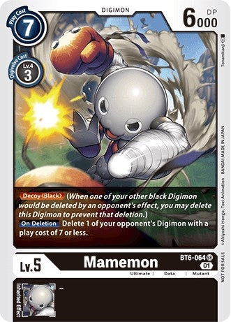 Image for Mamemon (BT6-064 SR) - Digimon Card Game