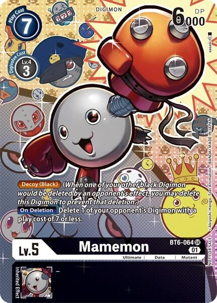 Image for Mamemon (Alternate Art) (BT6-064 SR) - Digimon Card Game