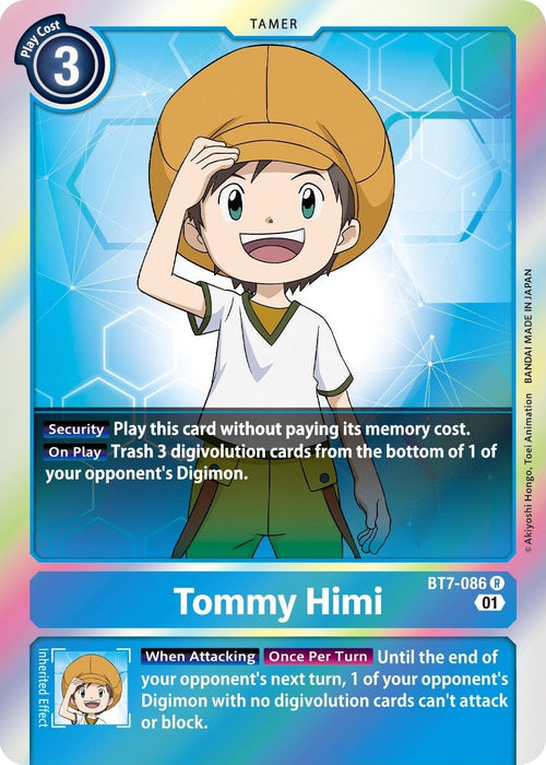 Image for Tommy Himi (BT7-086 R) - Digimon Card Game