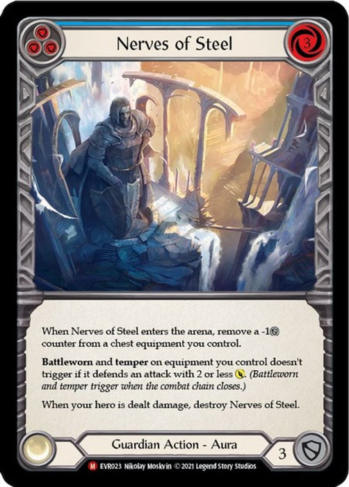 Nerves of Steel (#EVR023) (Everfest) Near Mint 1st Edition Rainbow Foil