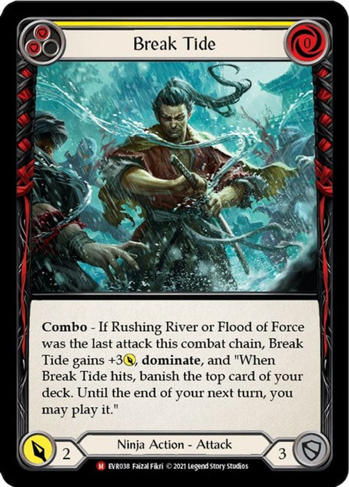Break Tide (#EVR038) (Everfest) Near Mint 1st Edition Rainbow Foil