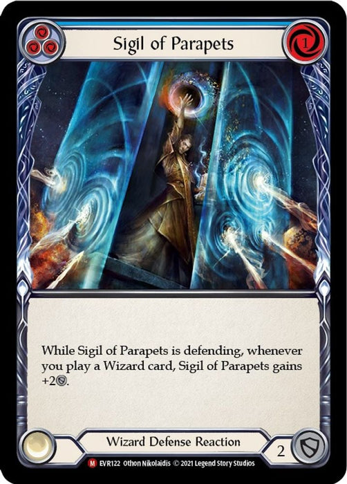 Sigil of Parapets (#EVR122) (Everfest) Near Mint 1st Edition Rainbow Foil