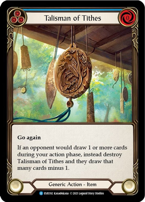 Talisman of Tithes (#EVR192) (Everfest) Near Mint 1st Edition Cold Foil