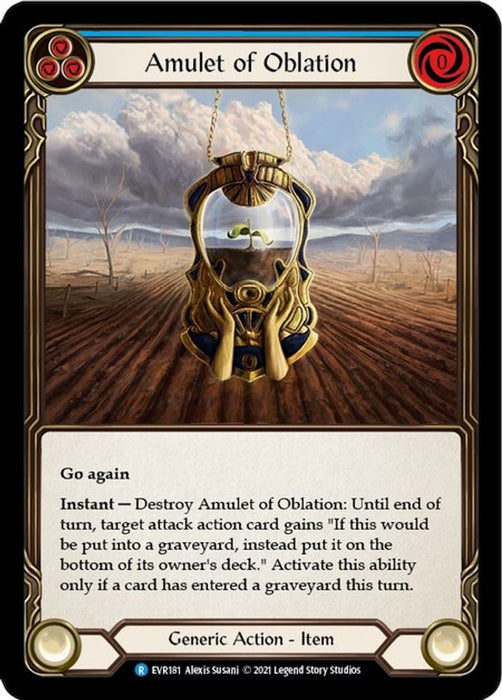 Amulet of Oblation (#EVR181) (Everfest) Near Mint 1st Edition Cold Foil