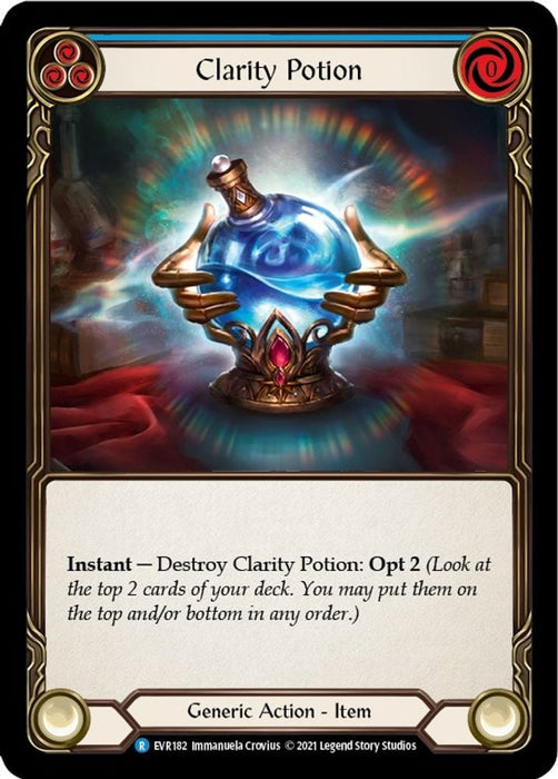 Clarity Potion (#EVR182) (Everfest) Near Mint 1st Edition Cold Foil