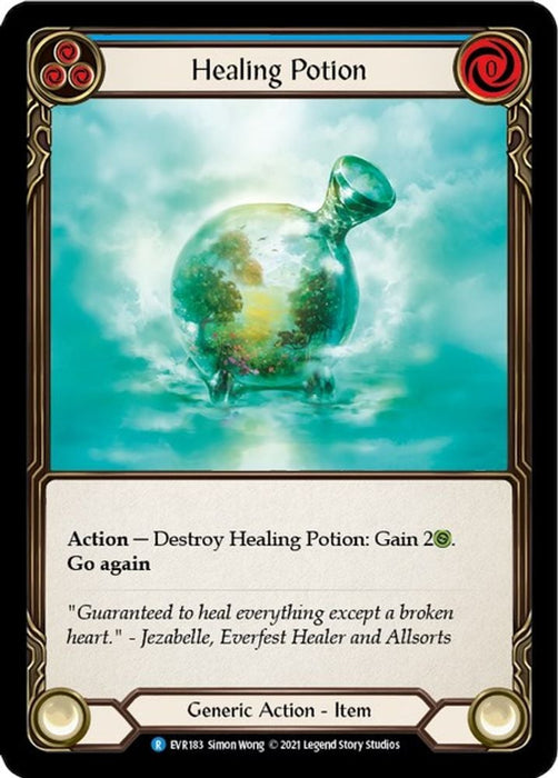 Healing Potion (#EVR183) (Everfest) Near Mint 1st Edition Cold Foil