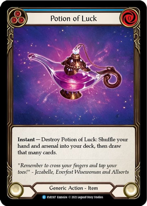 Potion of Luck (#EVR187) (Everfest) Near Mint 1st Edition Cold Foil
