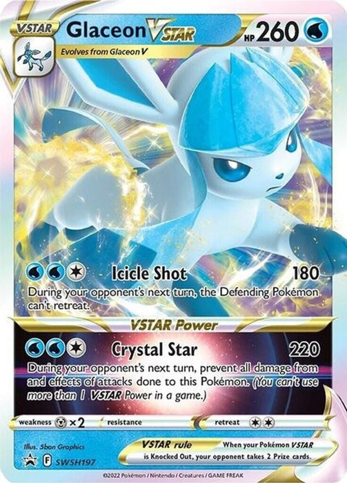 Glaceon VSTAR - SWSH197 (#SWSH197) (SWSH: Sword & Shield Promo Cards) Near Mint Holofoil