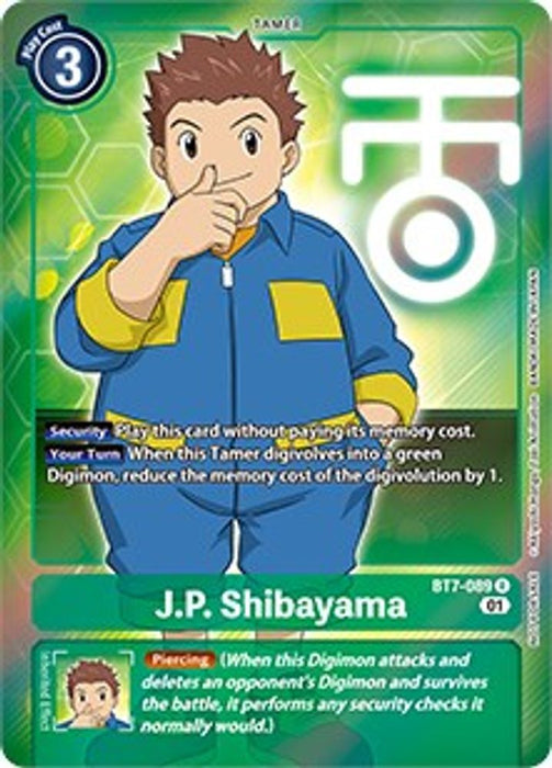J.P. Shibayama (Box Topper) (#BT7-089 R) (Next Adventure) Near Mint Foil