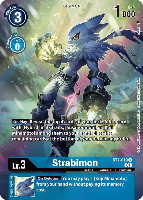 Strabimon (Alternate Art) (#BT7-019 R) (Next Adventure) Near Mint Foil