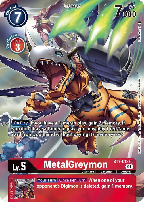 MetalGreymon (Alternate Art) (#BT7-013 SR) (Next Adventure) Near Mint Foil