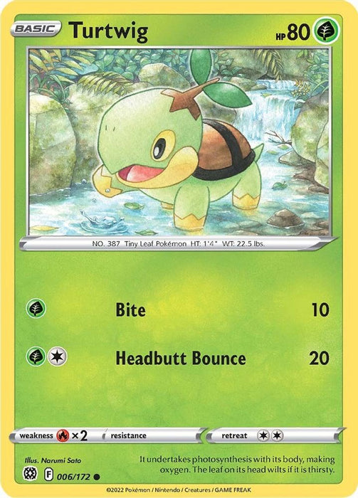 Turtwig (#006/172) (SWSH09: Brilliant Stars)