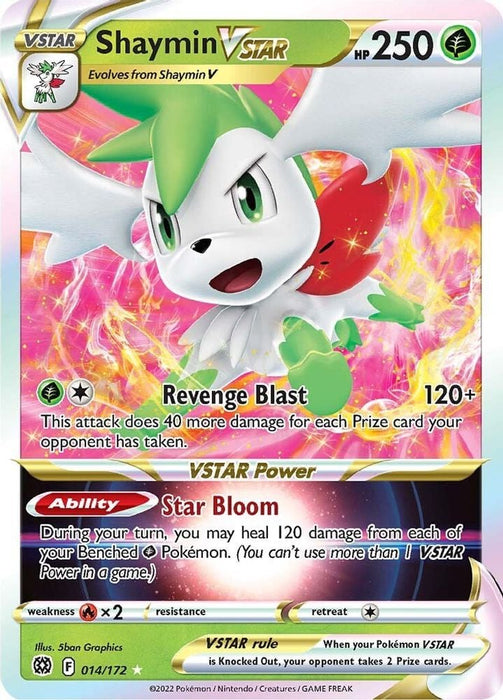 Shaymin VSTAR (#014/172) (SWSH09: Brilliant Stars)
