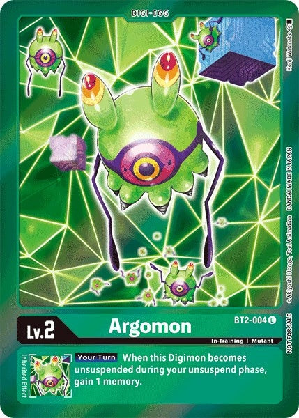 Image for Argomon - BT2-004 (Event Pack 2) (BT2-004 U) - Digimon Card Game