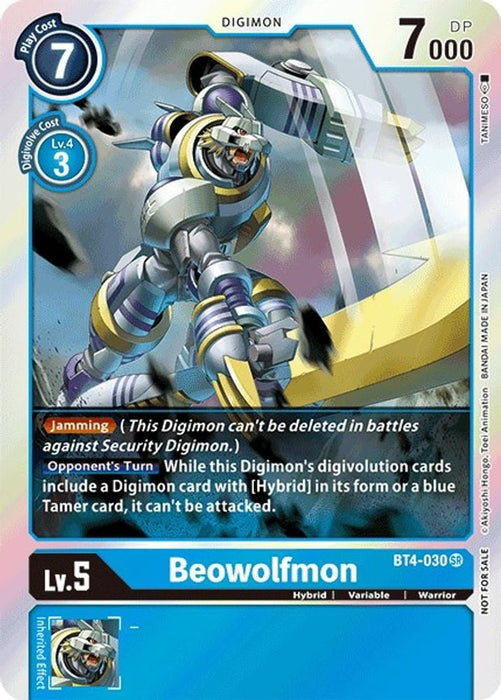 Beowolfmon Event Pack 2 (#BT4-030 SR) (Great Legend) Near Mint Foil