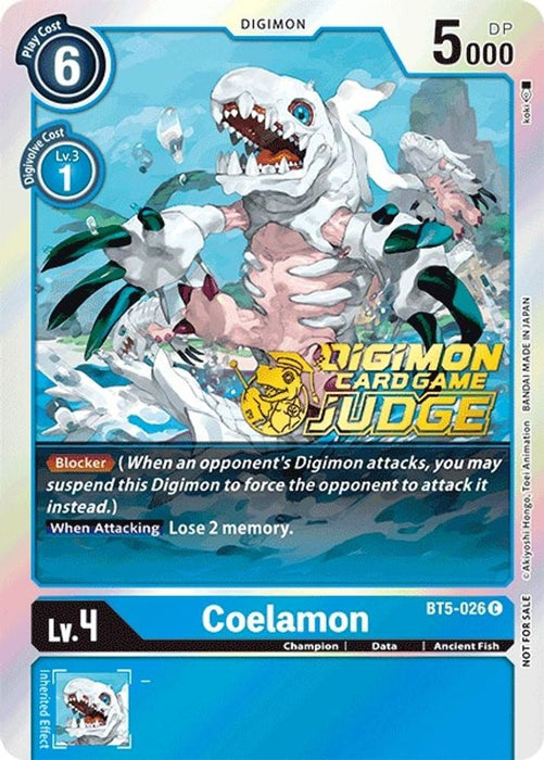 Coelamon (Judge Pack 1) (#BT5-026 C) (Battle of Omni) Near Mint Foil