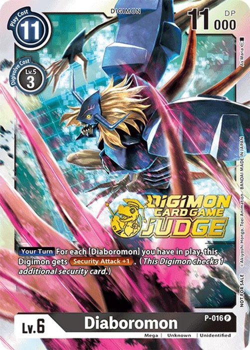Diaboromon - P-016 (Judge Pack 1) (#P-016 P) (Digimon Promotion Cards) Near Mint Foil