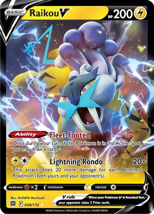 Raikou V (#048/172) (SWSH09: Brilliant Stars)