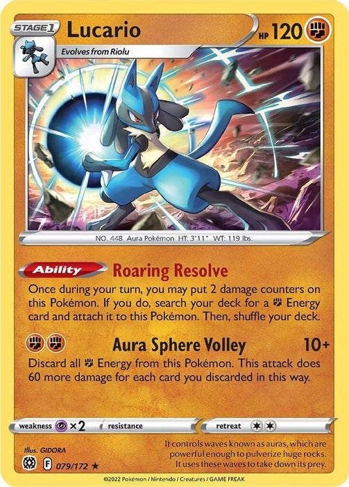 Lucario (#079/172) (SWSH09: Brilliant Stars)