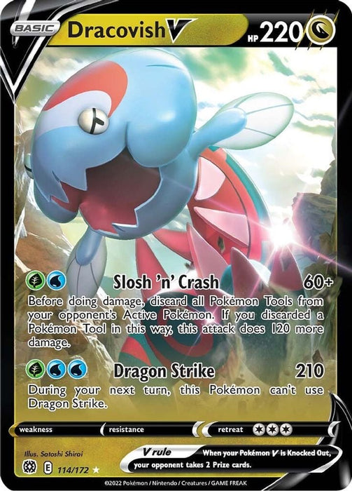Dracovish V (#114/172) (SWSH09: Brilliant Stars)