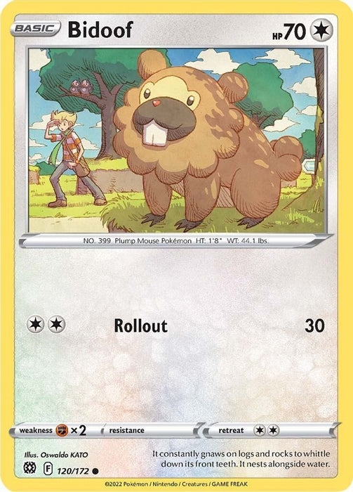 Bidoof (#120/172) (SWSH09: Brilliant Stars)