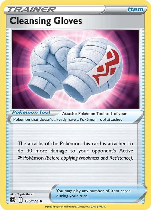 Cleansing Gloves (#136/172) (SWSH09: Brilliant Stars)