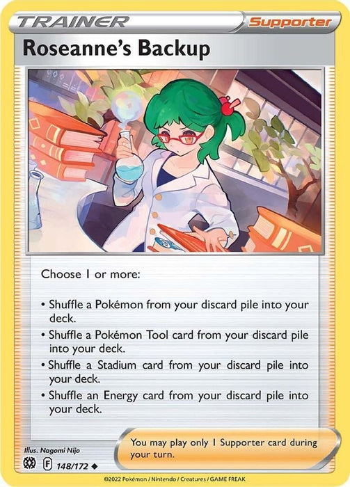 Roseannes Backup (#148/172) (SWSH09: Brilliant Stars)